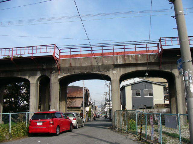 阪和貨物線跡の高架